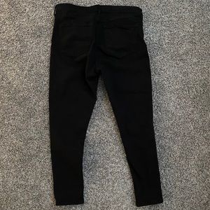 Topshop Jamie High Waist Black Jeans